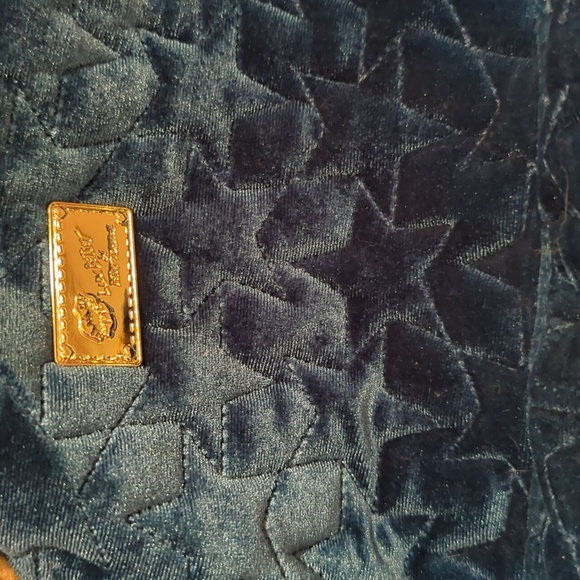 Betsey Johnson velvet mini backpack - Picture 4 of 5